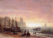 Albert Bierstadt The_Fishing_Fleet oil painting artist